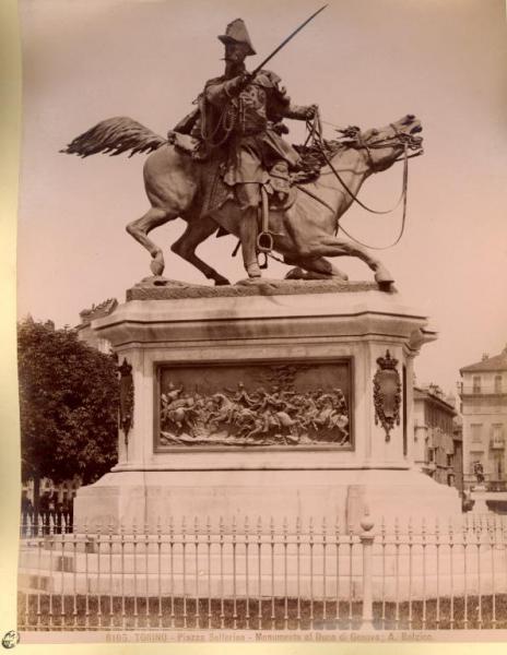Monumento celebrativo - Monumento al Duca di Genova - Alfonso Balzico - Torino - Piazza Solferino