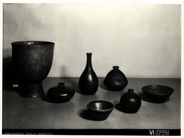 Milano - VI Triennale d'Arte - Vasellame in ceramica