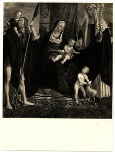 Cremona - Museo Civico - Sala VIII, Galeazzo Campi, Madonna con Bambino e Santi, olio su tavola (?)