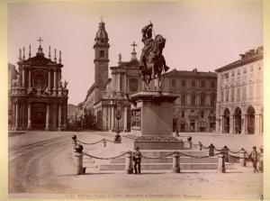 Torino - Piazza San Carlo - Monumento a Emanuele Filiberto