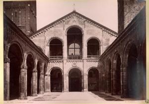 Milano - Basilica di Sant'Ambrogio - Facciata e atrio