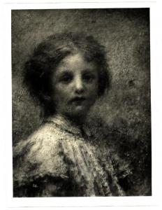 Milano - Raccolta Ing - Villa - Daniele Ranzoni, ritratto di bambino, olio su tela