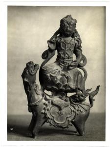 Milano - Raccolta Missioni Estere - Budisadda a cavallo, scultura in metallo