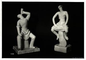 Milano - VI Triennale d'Arte - Statuette in ceramica