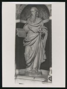 Pavia - Certosa - San Paolo, statua in marmo