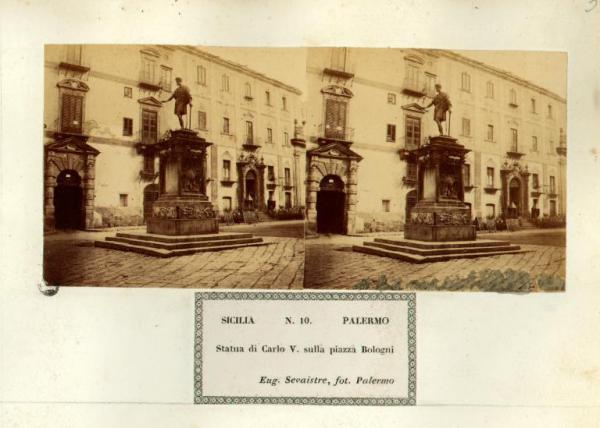 Palermo - Piazza Bologni - Statua di Carlo V