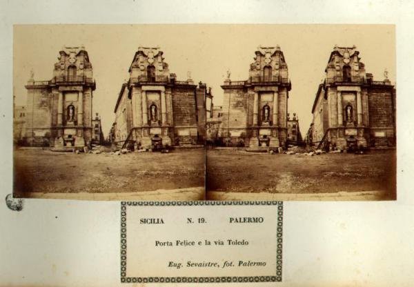 Palermo - Porta Felice e via Toledo