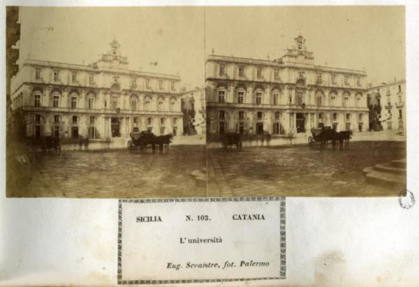 Catania - Via Etnea - Palazzo dell'Università - Facciata