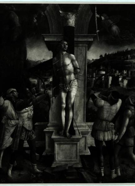 Dipinto - Vincenzo Foppa - Martirio di San Sebastiano - Milano - Castello Sforzesco - Pinacoteca