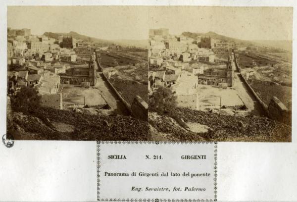 Agrigento - Panorama - Versante ovest
