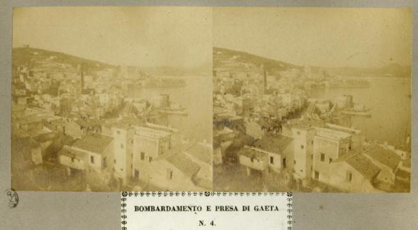 Spedizione dei Mille - Assedio di Gaeta - Panorama della città