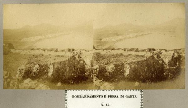 Spedizione dei Mille - Assedio di Gaeta - Postazioni di presidio