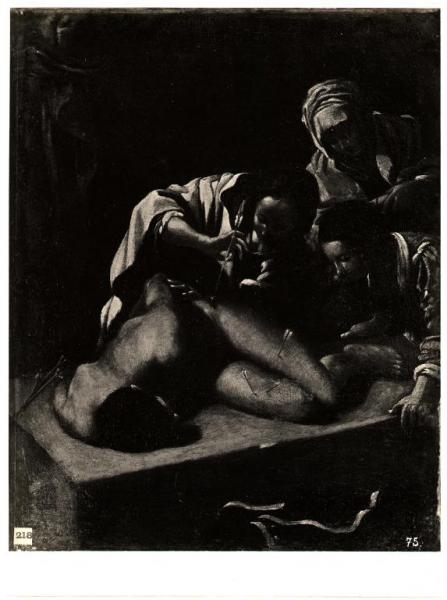 Proprietà privata. San Sebastiano curato dalle pie donne, olio su tela.