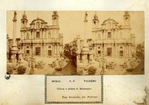 Palermo - Piazza e chiesa di S. Domenico