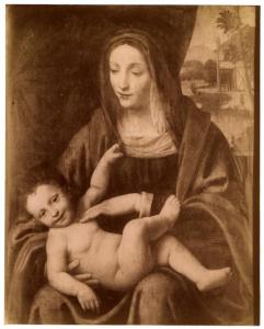 Dipinto - Madonna con Bambino - Bernardino Luini - Milano - Collezione Litta Modignani