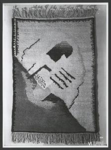 Milano - VI Triennale d'Arte - E.N.A.P.I., Scuola di tessitura Riminese, tappeto di lana