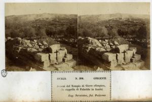 Agrigento - Valle dei Templi - Tempio di Giove Olimpico - Resti