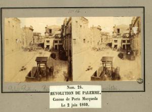 Spedizione dei Mille - Rivoluzione di Palermo - Porta Maqueda - Cannoni