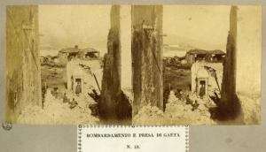 Spedizione dei Mille - Assedio di Gaeta - Postazioni di bombardamento - Corpo di guardia della batteria Santa Ostia