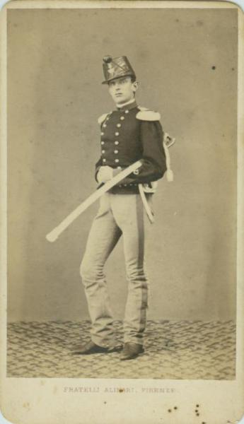 Ritratto maschile - Militare - Giovane in uniforme da allievo ufficiale (?)