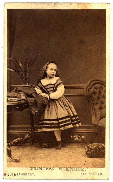 Ritratto infantile - Principessa Beatrice figlia della regina Vittoria