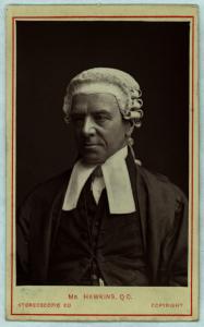Ritratto maschile - Henry Hawkins barone di Brampton giudice inglese