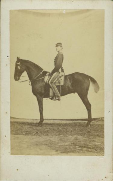 Ritratto maschile - Militare - Guido Visconti a cavallo