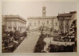 Roma - Piazza del Campidoglio - Palazzo del Campidoglio - Facciata