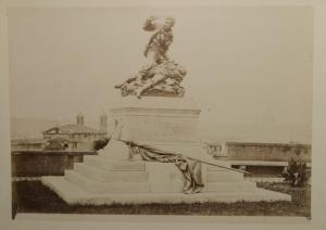 Monumento celebrativo - Monumento ai Fratelli Cairoli - Ercole Rosa - Roma - Viale della Trinità dei Monti - Parco del Pincio