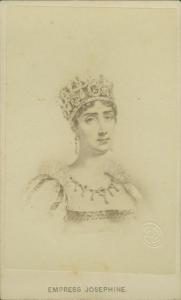 Disegno - Ritratto femminile - Joséphine de Beauharnais prima moglie di Napoleone Bonaparte e Imperatrice francese