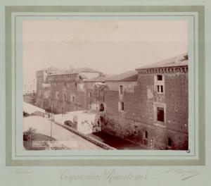 Milano - Esposizioni Riunite del 1894 - Castello Sforzesco - Porta del Barco