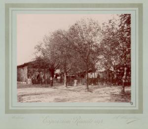 Milano - Esposizioni Riunite del 1894 - Parco Sempione - Padiglioni della Caccia Grossa