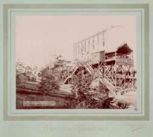 Milano - Esposizioni Riunite del 1894 - Parco Sempione - Montagne russe