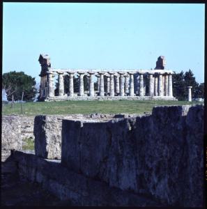 Campania - Parco archeologico di Paestum - Tempio di Atena