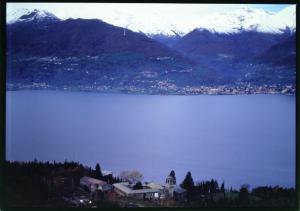 Piona. Lago di Como. Veduta aerea.