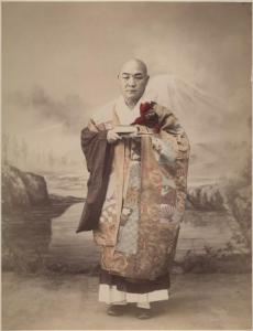 Ritratto maschile - Monaco buddhista giapponese - "Fuzoku"