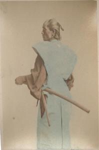 Ritratto maschile - Uomo giapponese - Samurai in abiti tradizionali - "Fuzoku"