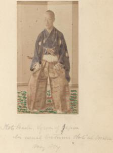 Ritratto maschile - Tokugawa Yoshinobu - Keiki - "Fuzoku"