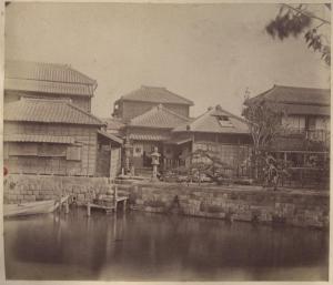 Giappone - Case in riva al fiume - Casa da tè - "Meisho"