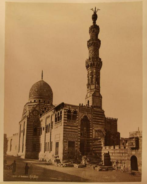Egitto - Il Cairo - Quartiere Mokkattam - Città dei morti - Moschea Qait Bey - Esterno - Minareto