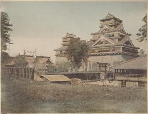 Giappone - Kumamoto - Castello - Santuario di Kato Kiyomasa - Santuario di Nishikiyama - Torii - "Meisho"