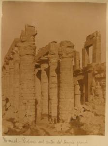 Egitto - Luxor dintorni - El Karnak - Complesso di templi - Sala Ipostila di Sethy I e Ramses II - Grandi colonne