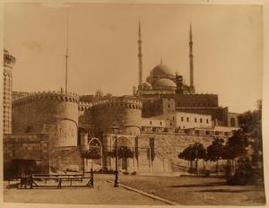 Egitto - Il Cairo - Cittadella - Torri della porta detta Bab El-Azab - Moschea di Muhammad Alì