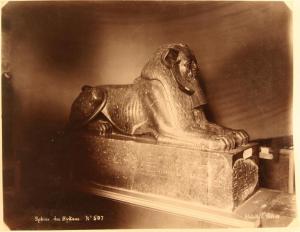 Statue in pietra - Sfinge - Museo del Cairo (?)