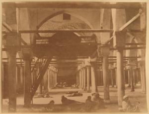 Egitto - Il Cairo - Moschea di El-Azhar - Interno - Sala di preghiera - Fedeli