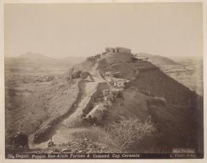 Eritrea - Poggio Ras-Alula - Colle - Fortino - Strada d'accesso