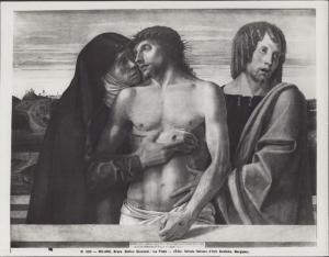 Dipinto - Pietà - Giovanni Bellini - Milano - Pinacoteca di Brera