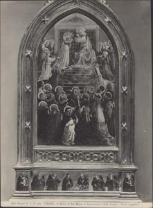 Tabernacolo - Incoronazione di Maria Vergine, adorazione di Gesù Bambino e angeli - Beato Angelico (e aiuti) - Firenze - Museo di S. Marco