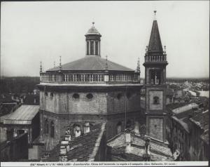 Lodi - Tempio civico dell'Incoronata - Tiburio e campanile