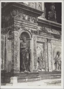 Scultura - Apostolo - Antonio Mantegazza, Cristoforo Mantegazza - Certosa di Pavia - Chiesa - Facciata